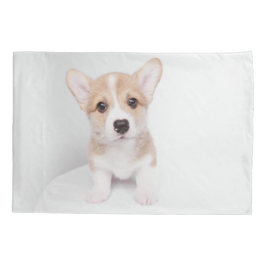 Kutest Baby Animals | Tiny Corgi Kussensloop (Achterkant)