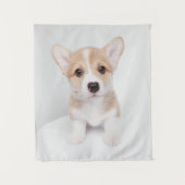 Kutest Baby Animals | Tiny Corgi Wandkleed (Voorkant)