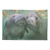 Kutest Baby Animals | Twee lamantijnen Kussensloop (Achterkant)