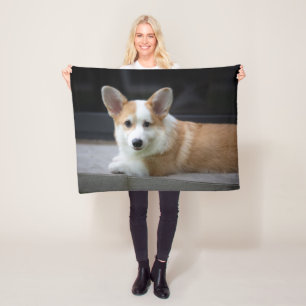 Kutest Baby Animals Versoepeling Corgi Puppy Fleece Deken