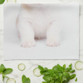 Kutest Baby Animals | White Corgi Puppy Theedoek (Gevouwen)