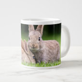 Kutest Baby Animals | Wild Bunny Rabbits Extra Grote Beker (Voorkant rechts)
