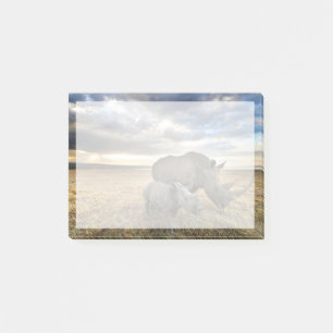Kutest Baby Animals Witte Rijn en Calf Post-it® Notes