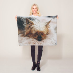 Kutest Baby Animals Yorkshire Terrier Fleece Deken
