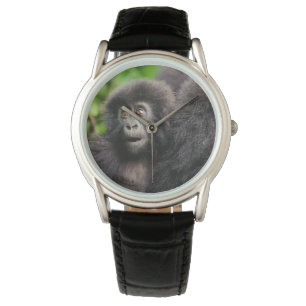 Kutest Baby Animals Young Mountain Gorilla Horloge