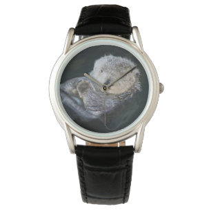 Kutest Baby Animals Zee Otter Floating Horloge