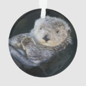 Kutest Baby Animals | Zee Otter Floating Ornament (achterkant)