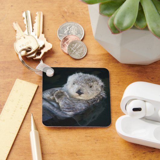 Kutest Baby Animals | Zee Otter Floating Sleutelhanger (Bureau)