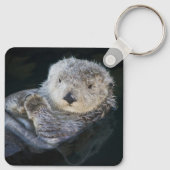 Kutest Baby Animals | Zee Otter Floating Sleutelhanger (Achterkant)