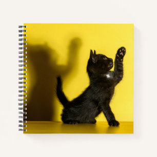 Kutest Baby Animals   Zwart kattenspel Notitieboek