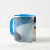 Kutest Baby Animals | Zwart-witten Mok (Voorkant links)