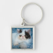 Kutest Baby Animals | Zwart-witten Sleutelhanger (Voorkant)