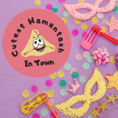Kutest Hamantash in de stad Hamantaschen Purim Ronde Sticker