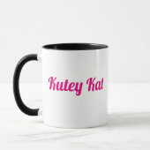 Kutey Kat, 11oz Combo Mug (Gauche)