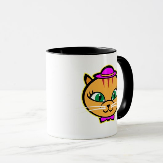 Kutey Kat, 11oz Combo Mug (Devant droit)