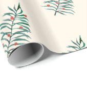Kutgroene kerstboom cadeaupapier (Rol Hoek)