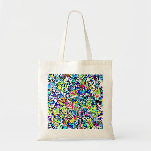 Kutkleurig abstract schilderij tote bag (Voorkant)