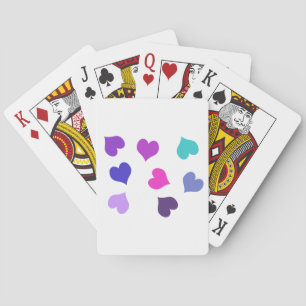Kutkleurig hart pokerkaarten