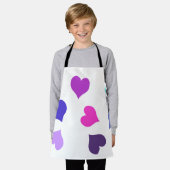 Kutkleurig hart schort (Gedragen)