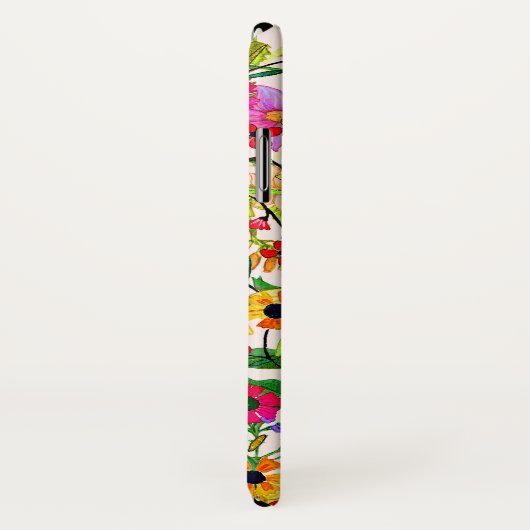 Kutkleurige bloemen Case-Mate iPhone case (Achterkant / rechts)
