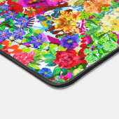 Kutkleurige magische bloemen All-Over-Print T-Shir Bureaumat (Hoek)