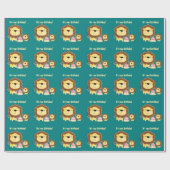 Kutluizen en Baby op zaterdag Cadeaupapier (Vlak)