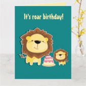 Kutluizen en Baby op zaterdag Kaart (Gele Bloem)