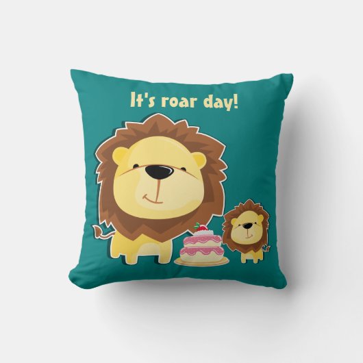 Kutluizen en Baby op zaterdag Kussen (Voorkant)