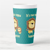 Kutluizen en Baby op zaterdag Latte Mok (Voorkant)