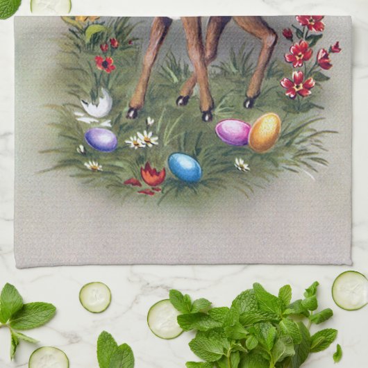 Kutretro  paasholiday handdoek (Gevouwen)