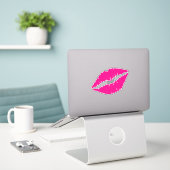 Kutropenlippenstift Sticker (Laptop op bureau)