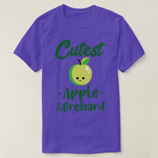 Kutste appel in het ontwerp van de boomgaard t-shirt (Design voorkant)