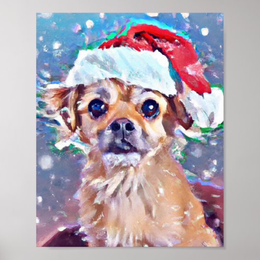 Kutste kersthondje ooit! poster (Voorkant)