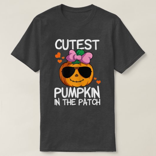 Kutste pompoen in het fluitje van de grappige hall t-shirt (Design voorkant)