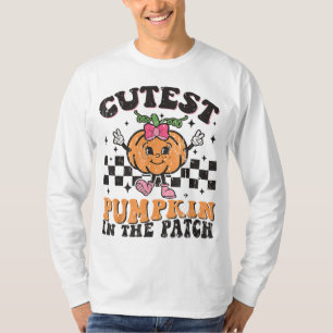 Kutste pompoen in het fluitje van de grappige hall t-shirt