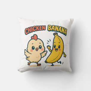 KUTTE KUiken BANANA!  Kussen