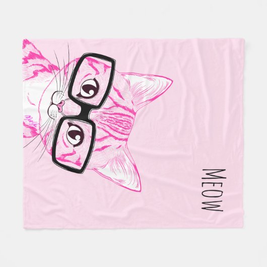 Kutterige kattebakkerij Soft Fleece Blanket MEDIUM (Voorkant (Horizontaal))