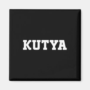 Kutya Voedselontwerp voor mannen vrouwen kinderen Magneet