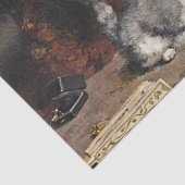  kutzwart en witte kat met Kittens Tissuepapier (Detail)