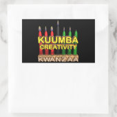 Kuumba Rechthoekige Sticker (Tas)