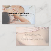 kuuroord | Rugmassage Visitekaartje (Voorkant / Achterkant)