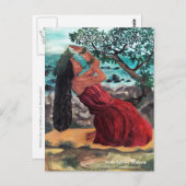 Kuuwehi hula kamani tree briefkaart (Voorkant / Achterkant)