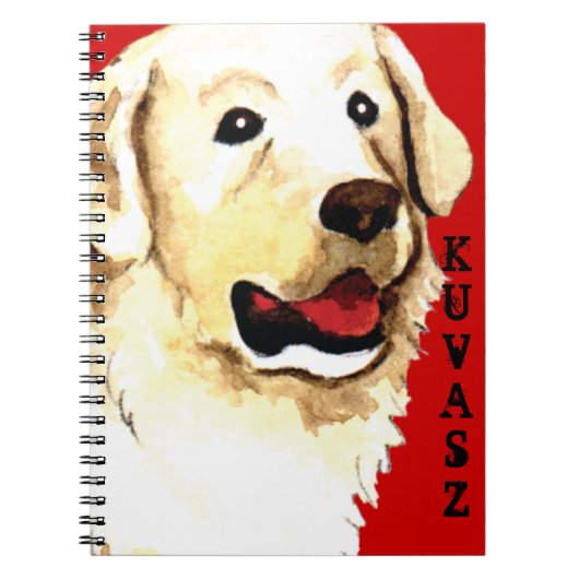 Kuvasz Color Block Notitieboek (Voorkant)