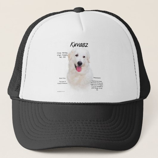 Kuvasz Geschiedenis Ontwerp Trucker Pet (Voorkant)