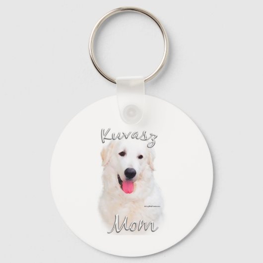 Kuvasz Mom 2 Sleutelhanger (Voorkant)