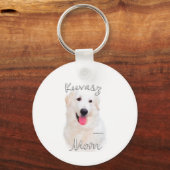Kuvasz Mom 2 Sleutelhanger (Voorkant)