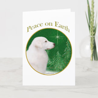 Kuvasz Peace Feestdagen Kaart