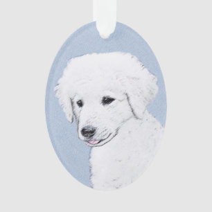 Kuvasz Peinture - Cute Original Chien Art