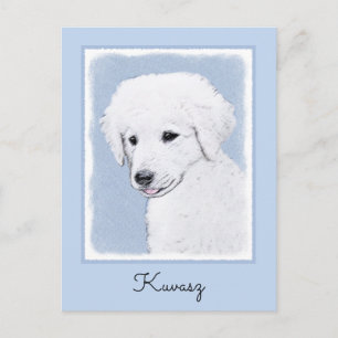 Kuvasz-schildering - Cute Original Dog Art Briefkaart