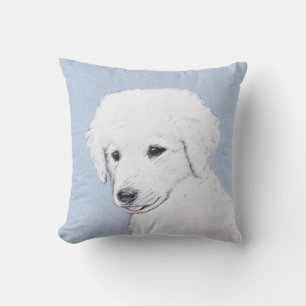 Kuvasz-schildering - Cute Original Dog Art Buitenkussen